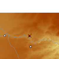 Nearby Forecast Locations - Livingstone - Map