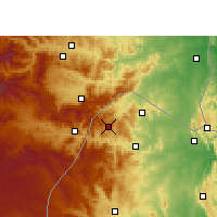 Nearby Forecast Locations - Piggs Peak - Map