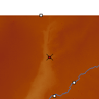 Nearby Forecast Locations - Taung - Map