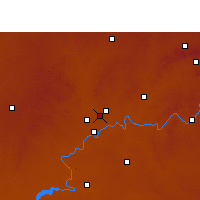 Nearby Forecast Locations - Klerksdorp - Map