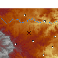 Nearby Forecast Locations - Estcourt - Map