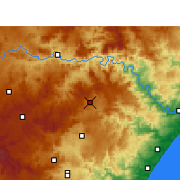 Nearby Forecast Locations - Greytown - Map