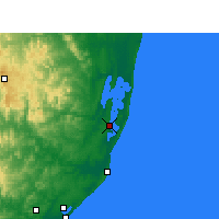 Nearby Forecast Locations - Charters Creek - Map