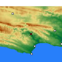 Nearby Forecast Locations - Patensie - Map