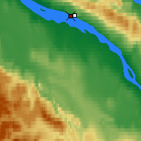 Nearby Forecast Locations - Norman Wells - Map