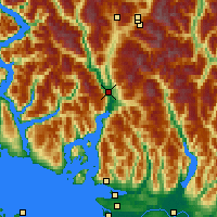 Nearby Forecast Locations - Squamish - Map