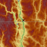 Nearby Forecast Locations - Osoyoos - Map