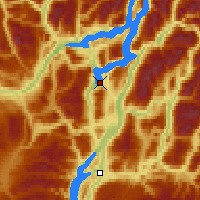 Nearby Forecast Locations - Salmon Arm - Map