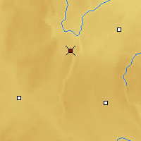 Nearby Forecast Locations - Athabasca - Map