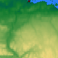 Nearby Forecast Locations - Kugluktuk - Map