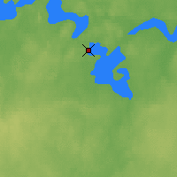 Nearby Forecast Locations - Tadoule Lake - Map