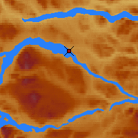 Nearby Forecast Locations - Ootsa Lakeskins Lak - Map