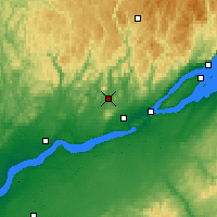 Nearby Forecast Locations - Saint-Gabriel-de-Valcartier - Map