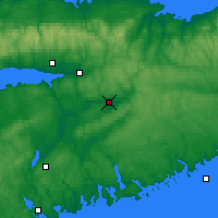 Nearby Forecast Locations - Upper Stewiacke Rcs - Map