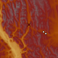 Nearby Forecast Locations - Sparwood - Map