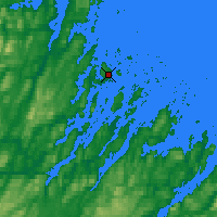 Nearby Forecast Locations - Hopedale - Map