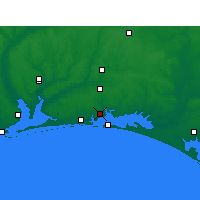 Nearby Forecast Locations - Valparaiso - Map