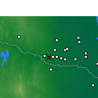 Nearby Forecast Locations - McAllen - Map