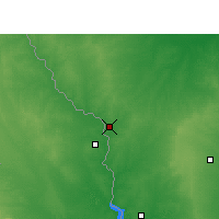 Nearby Forecast Locations - Laredo - Map