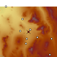 Nearby Forecast Locations - Tucson - Map