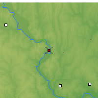 Nearby Forecast Locations - St Joseph - Map