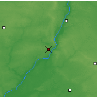 Nearby Forecast Locations - Peoria - Map