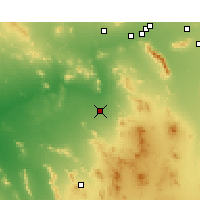 Nearby Forecast Locations - Gila Bend - Map