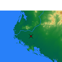 Nearby Forecast Locations - Los Mochis - Map