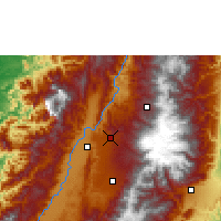 Nearby Forecast Locations - Pereira - Map