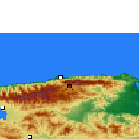 Nearby Forecast Locations - La Carlota - Map