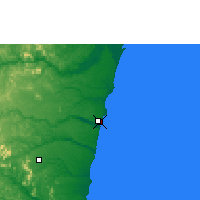 Nearby Forecast Locations - Porto Seguro - Map