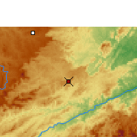 Nearby Forecast Locations - Juiz de Fora - Map