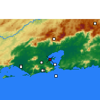 Nearby Forecast Locations - Galeao - Map