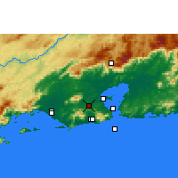 Nearby Forecast Locations - Vila Militar - Map