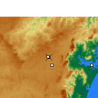 Nearby Forecast Locations - Curitiba - Map