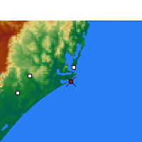 Nearby Forecast Locations - Santa Marta - Map