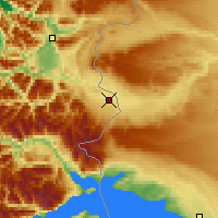 Nearby Forecast Locations - Balmaceda - Map