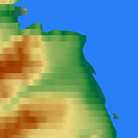 Nearby Forecast Locations - Cape Ross - Map