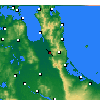 Nearby Forecast Locations - Paeroa - Map