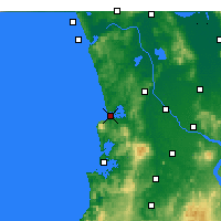 Nearby Forecast Locations - Raglan - Map