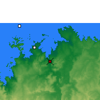 Nearby Forecast Locations - Kalumburu - Map