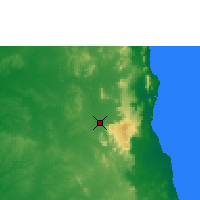 Nearby Forecast Locations - Coen Airport - Map