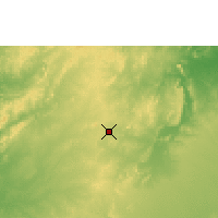 Nearby Forecast Locations - Halls Creek - Map