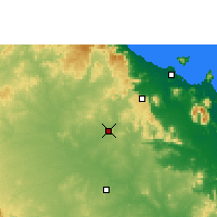 Nearby Forecast Locations - Lihou Reef Lighthouse - Map