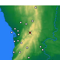 Nearby Forecast Locations - Mount Crawford - Map