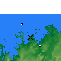 Nearby Forecast Locations - Truscott - Map