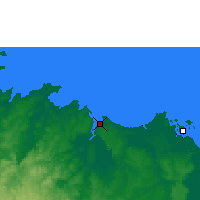 Nearby Forecast Locations - Maningrida - Map