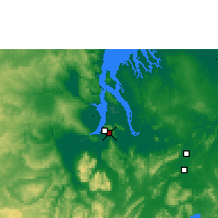 Nearby Forecast Locations - Wyndham Aero - Map