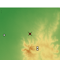 Nearby Forecast Locations - Baradine - Map