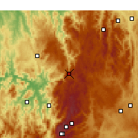 Nearby Forecast Locations - Cabramurra - Map